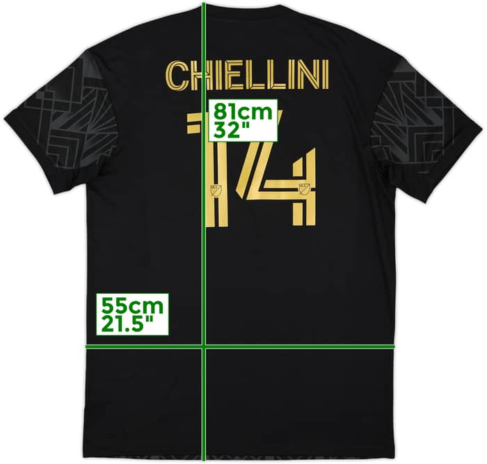 2022-23 Los Angeles FC Home Shirt Chiellini #14 (L)