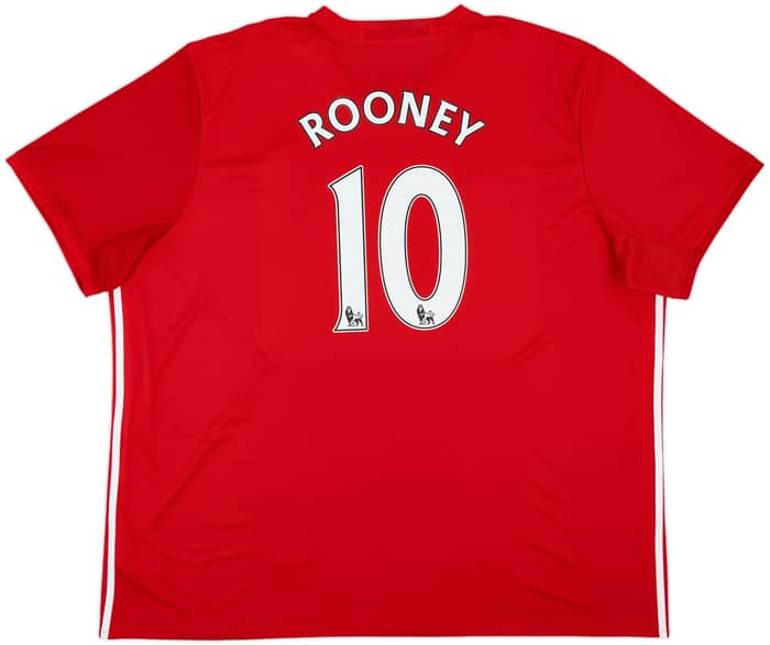 2016-17 Manchester United Home Shirt Rooney #10 (4XL)
