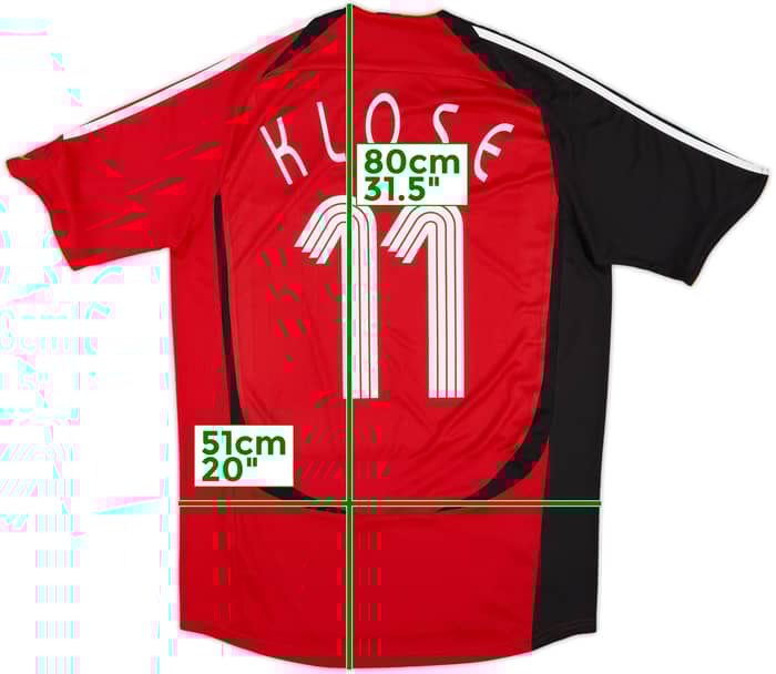 2005-07 Germany Away/Training Shirt Klose #11 - 8/10 - (M)