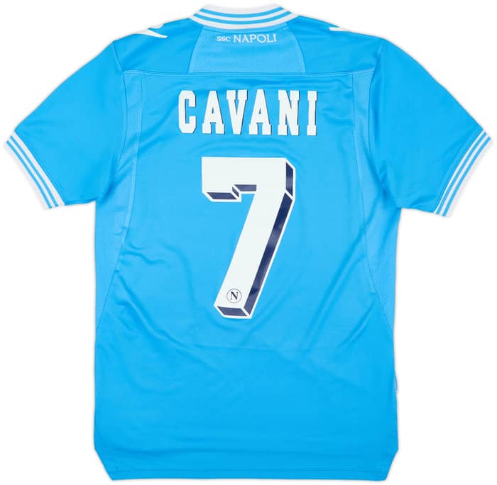 2012-13 Napoli Home Shirt Cavani #7 - 5/10 - (M)