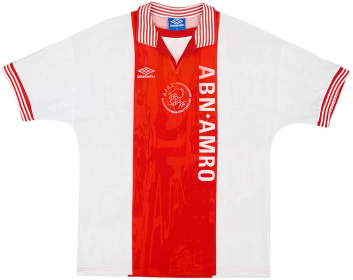 1996-97 Ajax Home Shirt Kluivert #9 - 6/10 - (XL)
