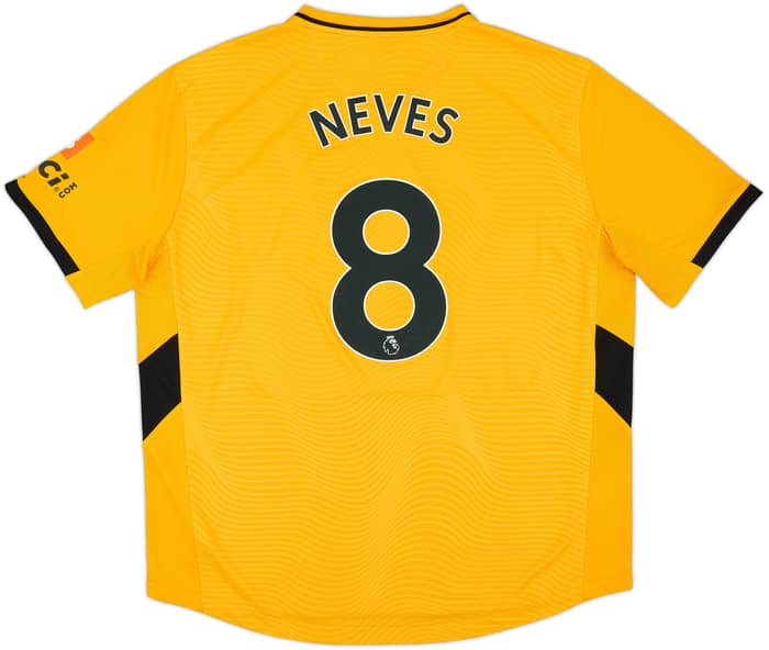 2021-22 Wolves Home Shirt Neves #8 - 8/10 - (XXL)