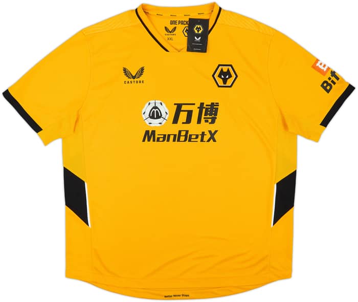 2021-22 Wolves Home Shirt Neves #8 - 8/10 - (XXL)