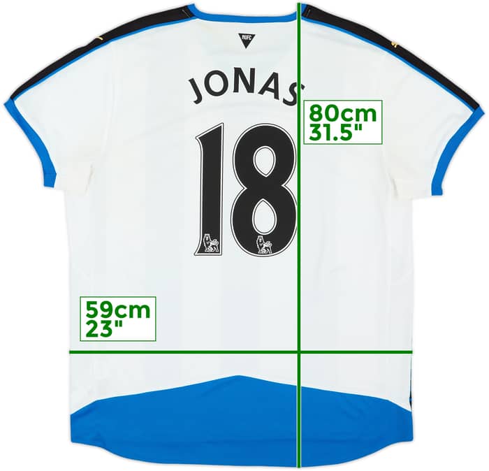 2015-16 Newcastle Home Shirt Jonas #18 - 7/10 - (XL)