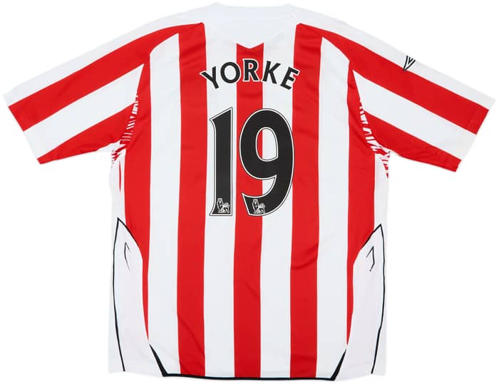 2007-08 Sunderland Home Shirt Yorke #19 - 7/10 - (XL)