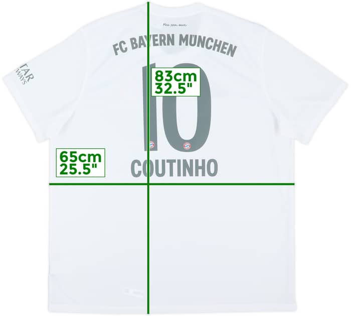 2019-20 Bayern Munich Away Shirt Coutinho #10 (XXL)