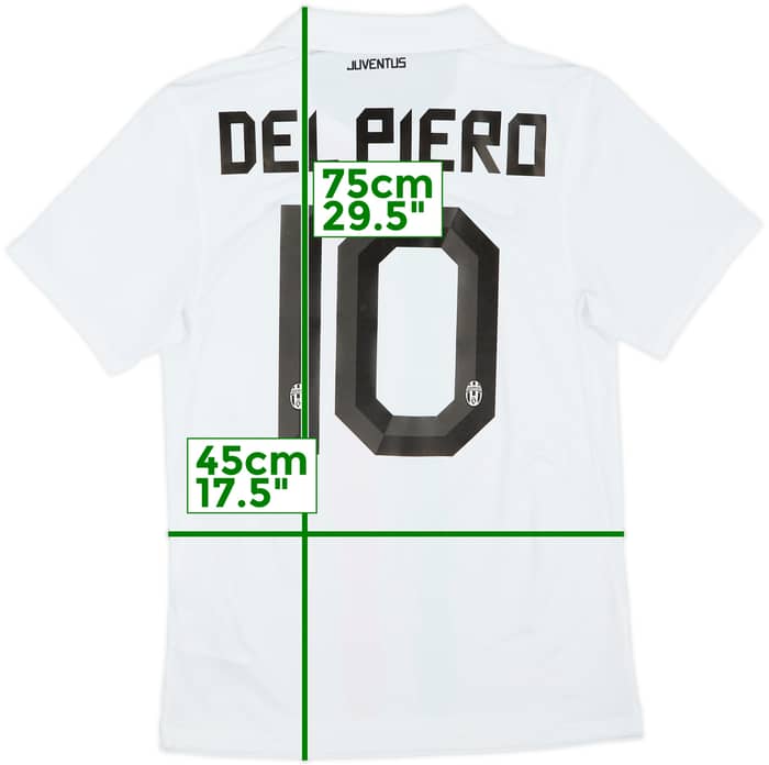 2010-12 Juventus Away Shirt Del Piero #10 - 9/10 - (S)