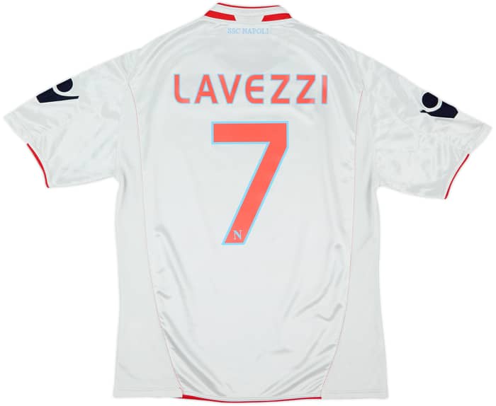 2009-10 Napoli Away Shirt Lavezzi #7 - 7/10 - (L)