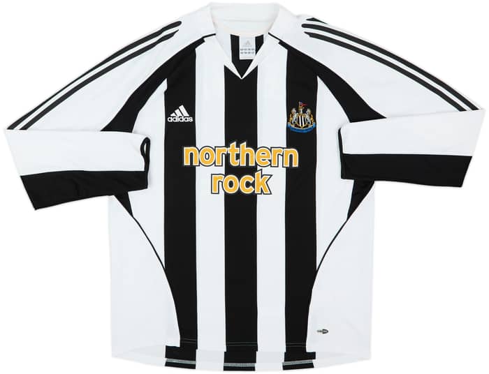 2005-07 Newcastle Home L/S Shirt Shearer #9 - 9/10 - (L)