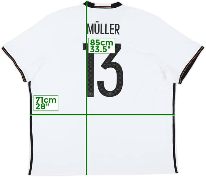 2015-16 Germany Home Shirt Muller #13 - 8/10 - (3XL)