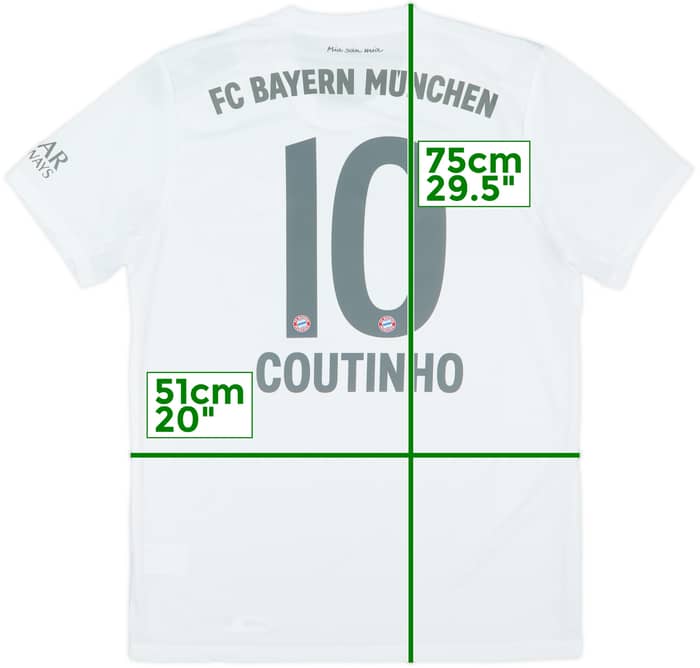 Camiseta de visitante del Bayern Munich 2019-20 Coutinho #10 (L)