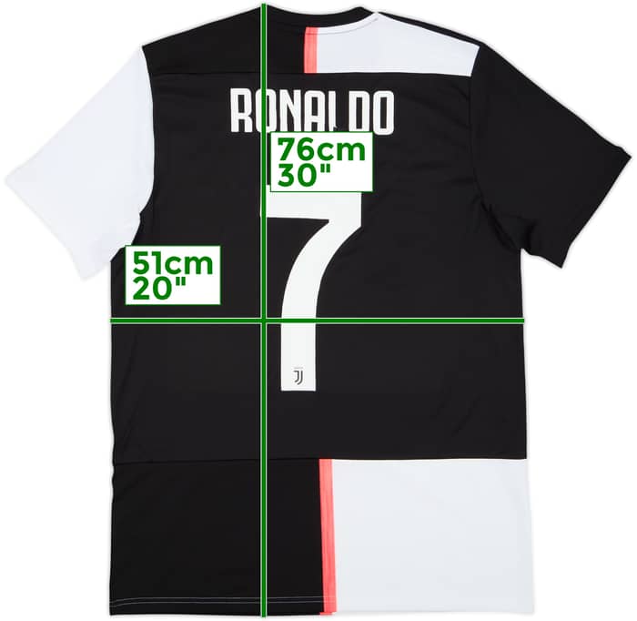 2019-20 Juventus Home Shirt Ronaldo #7 - 5/10 - (M)
