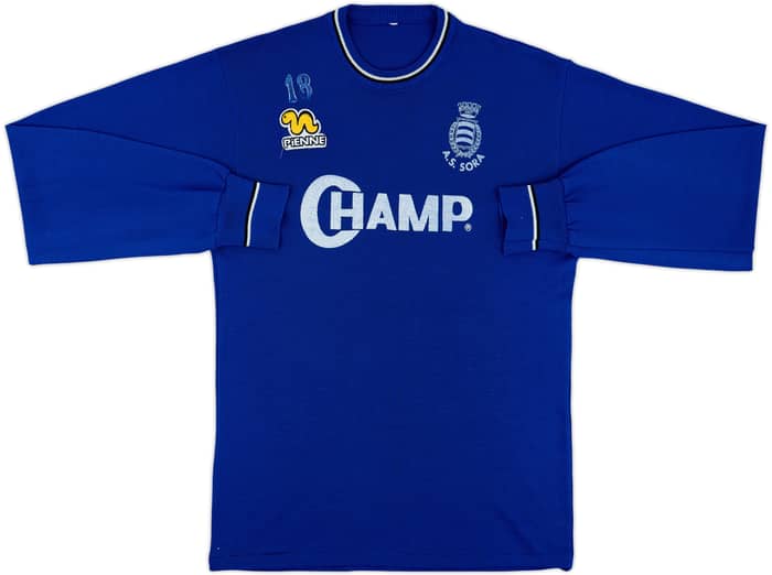 1980s AS Sora Player Issue Pienne Training L/S Top #18 - 6/10 - (M)