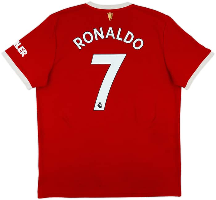 2021-22 Manchester United Home Shirt Ronaldo #7 - 5/10 - (XL)