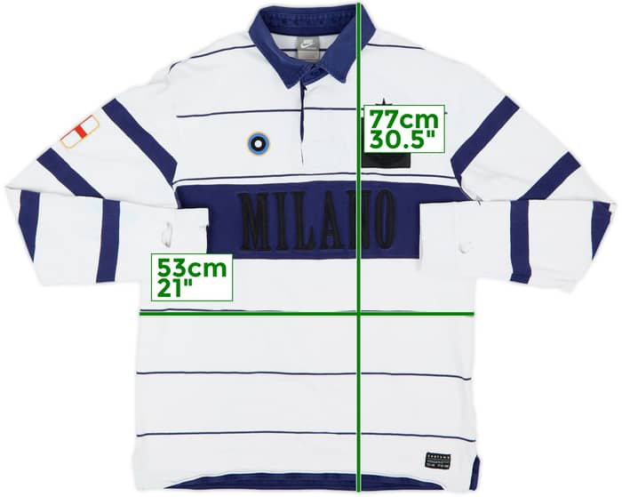 2012-13 Inter Milan Nike Rugby Polo - 8/10 - (L)