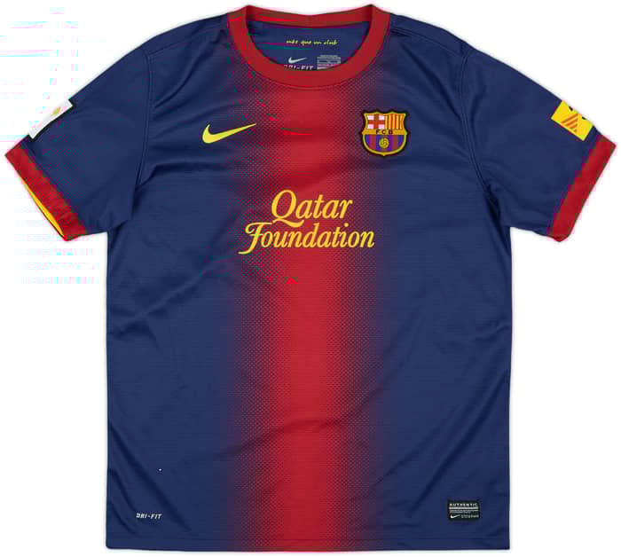 2012-13 Barcelona Home Shirt - 8/10 - (XL.Boys)