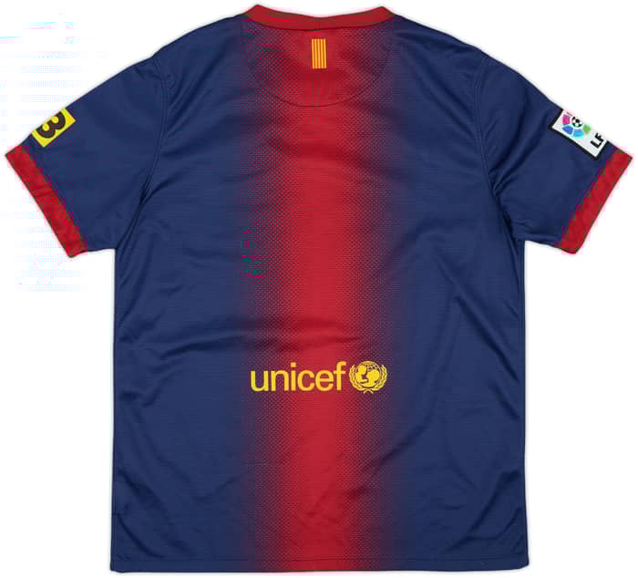 2012-13 Barcelona Home Shirt - 8/10 - (XL.Boys)