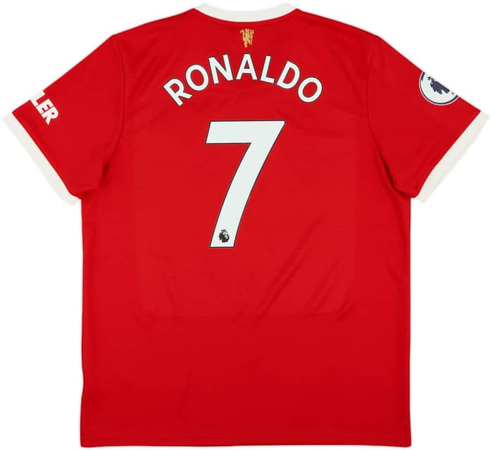 2021-22 Manchester United Home Shirt Ronaldo #7 - 10/10 - (XL)