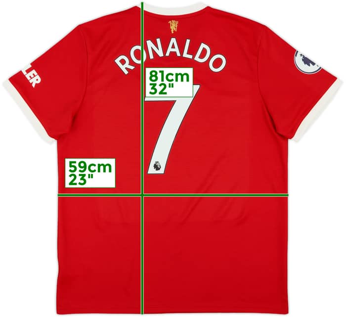 2021-22 Manchester United Home Shirt Ronaldo #7 - 10/10 - (XL)
