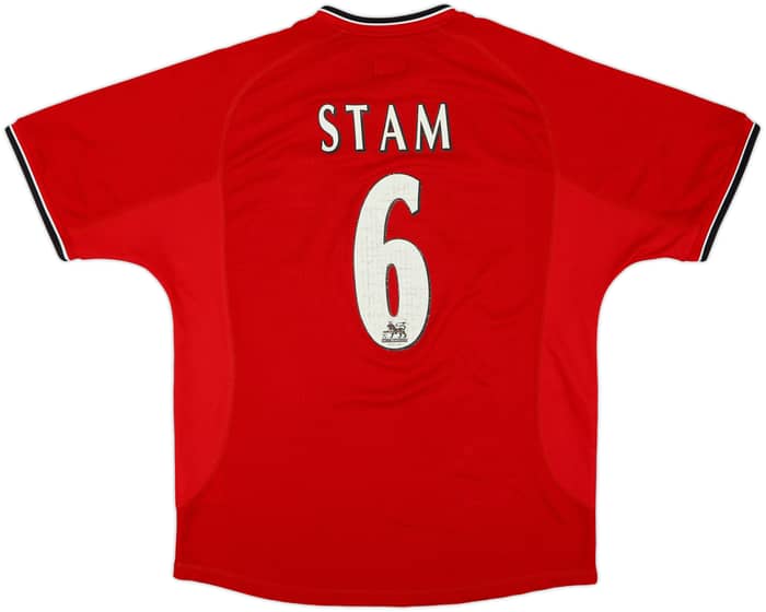 2000-02 Manchester United Home Shirt Stam #6 - 6/10 - (L)