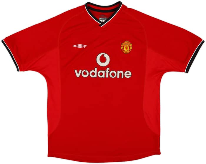 2000-02 Manchester United Home Shirt Stam #6 - 6/10 - (L)