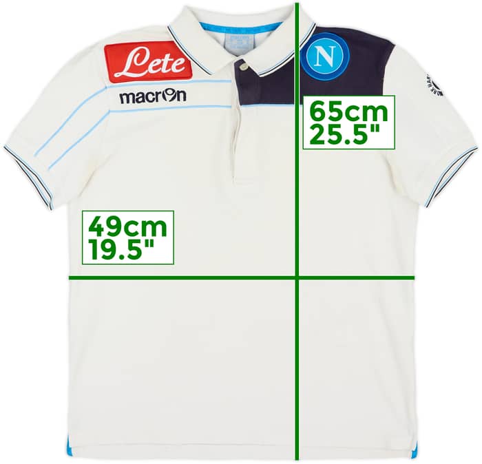 2012-13 Napoli Macron Polo Shirt - 6/10 - (S)