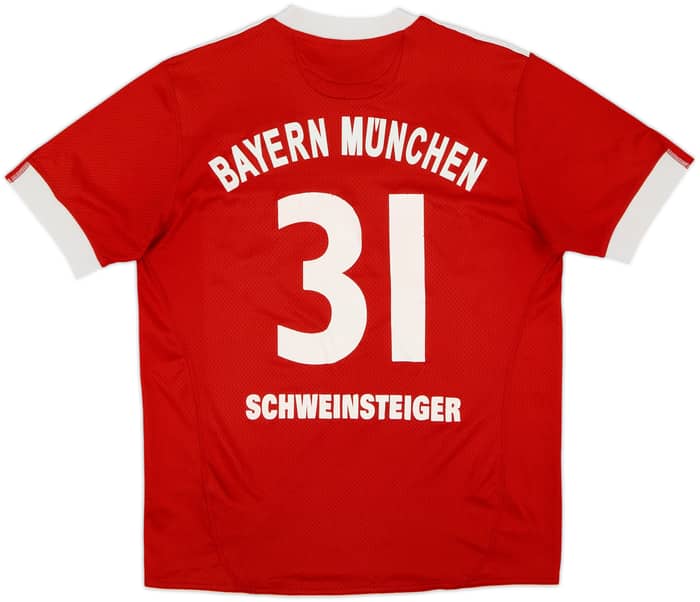 2009-10 Bayern Munich Home Shirt Schweinsteiger #31 - 8/10 - (XL.Boys)