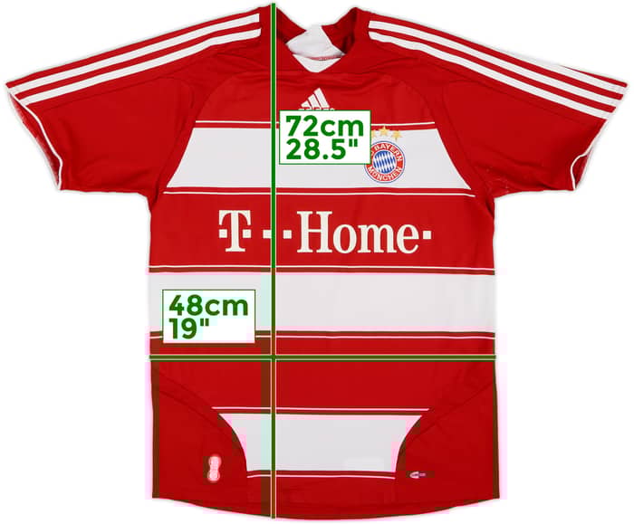 2007-08 Bayern Munich Home Shirt - 8/10 - (XL.Boys)