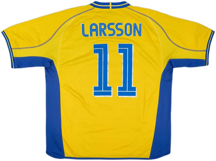2003-04 Sweden Home Shirt Larsson #11 - 5/10 - (XL)