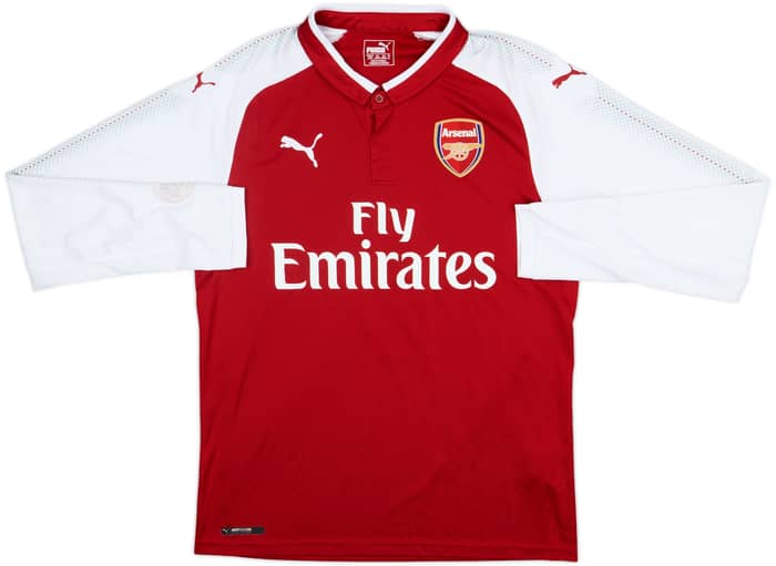 2017-18 Arsenal Home L/S Shirt Lacazette #9 - 5/10 - (M)