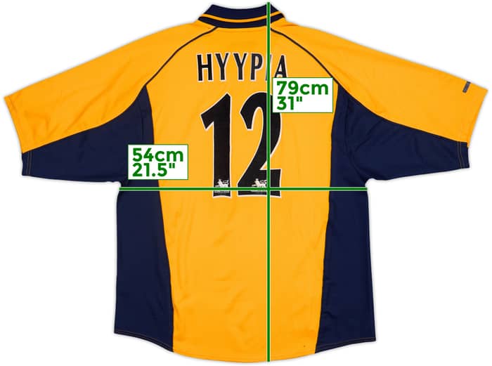 2000-02 Liverpool Away Shirt Hyypia #12 - 5/10 - (L)