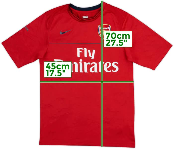 2008-09 Arsenal Nike Training Shirt - 7/10 - (S)