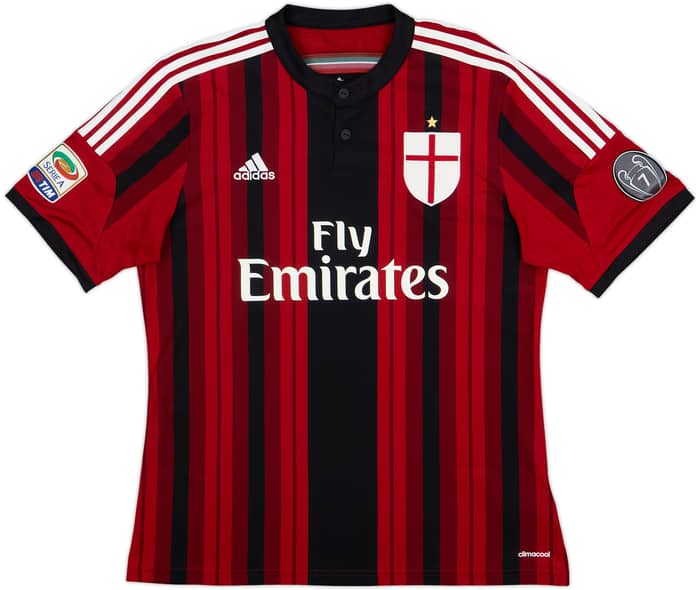 2014-15 AC Milan Home Shirt De Sciglio #2 - 7/10 - (L)