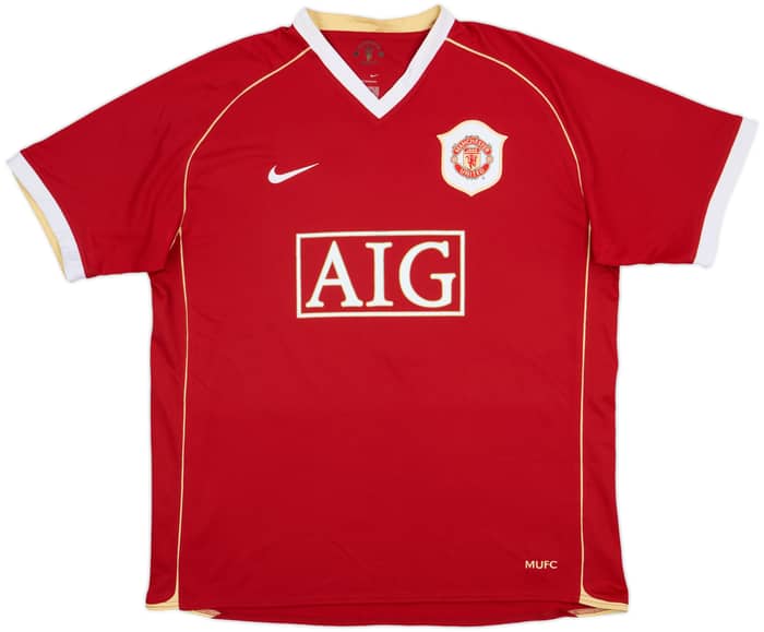 2006-07 Manchester United Home Shirt Solskjaer #20 - 10/10 - (XL)