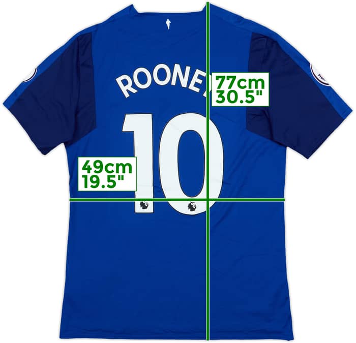 2017-18 Everton Home Shirt Rooney #10 - 7/10 - (M)