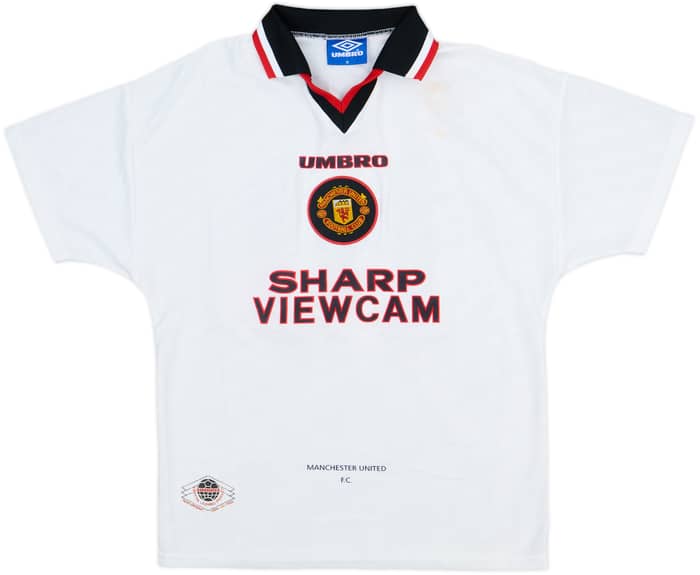 1996-97 Manchester United Away Shirt Beckham #10 - 5/10 - (M)