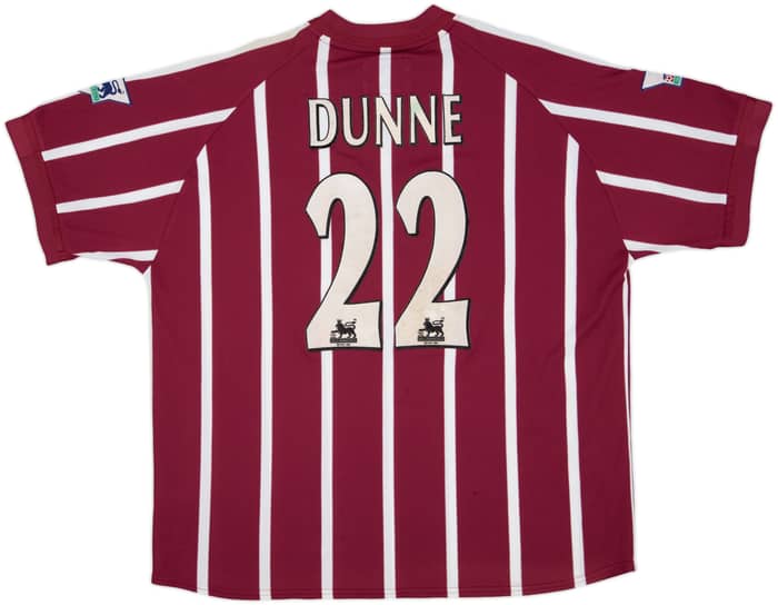 2002-03 Manchester City Third Shirt Dunne #22 - 5/10 - (XXL/3XL)