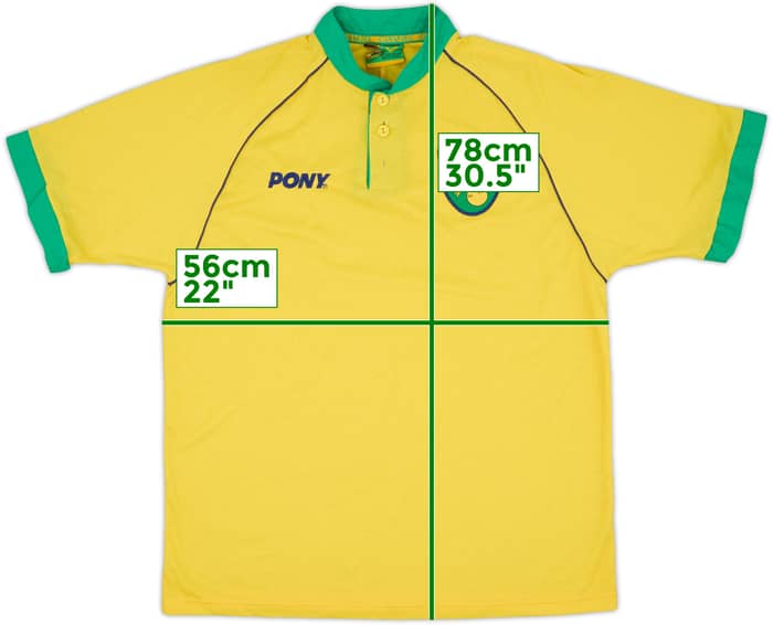 1997-99 Norwich Home Shirt - 5/10 - (XL)