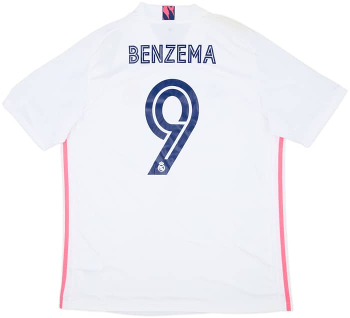 2020-21 Real Madrid Home Shirt Benzema #9 (XL)