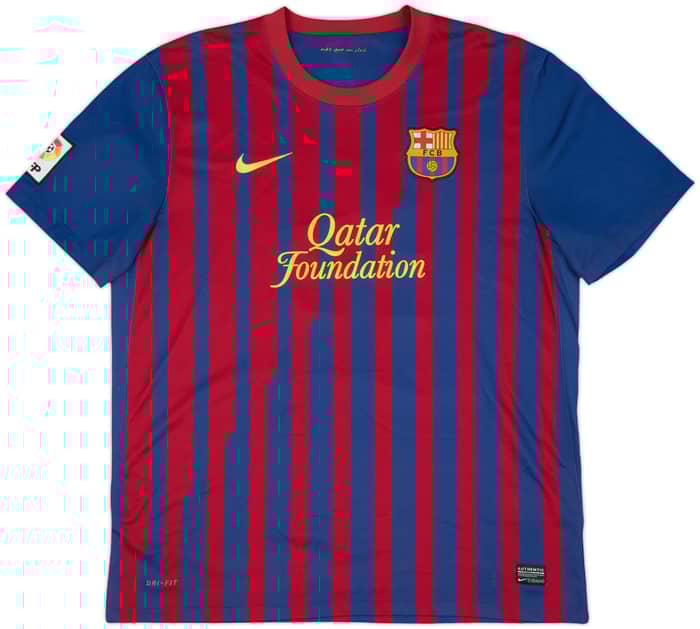 2011-12 Barcelona Home Shirt Pedro #17 - 7/10 - (XL)