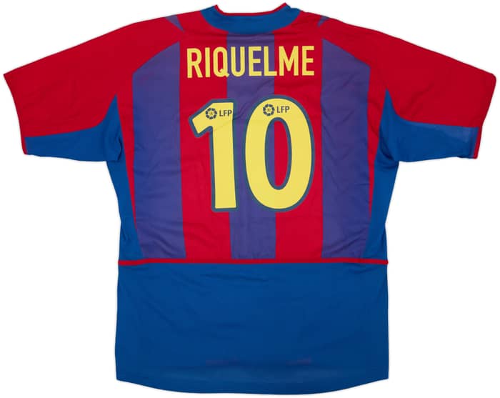 2002-03 Barcelona Player Issue Home Shirt Riquelme #10 - 5/10 - (XL)