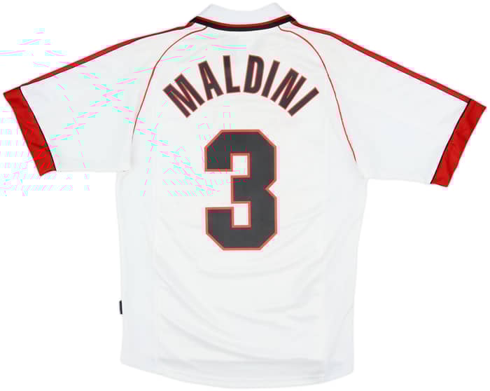 1998-99 AC Milan Away Shirt Maldini #3 - 8/10 - (S)