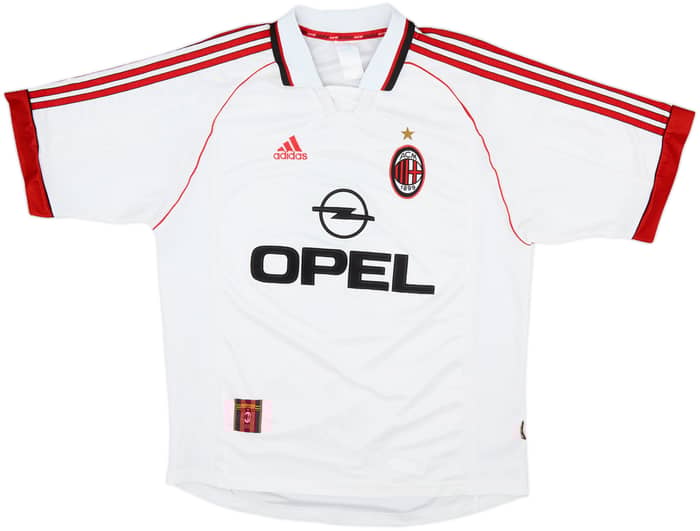 1998-99 AC Milan Away Shirt Weah #9 - 8/10 - (L)
