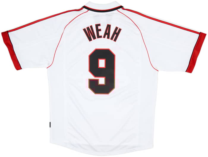 1998-99 AC Milan Away Shirt Weah #9 - 10/10 - (L)