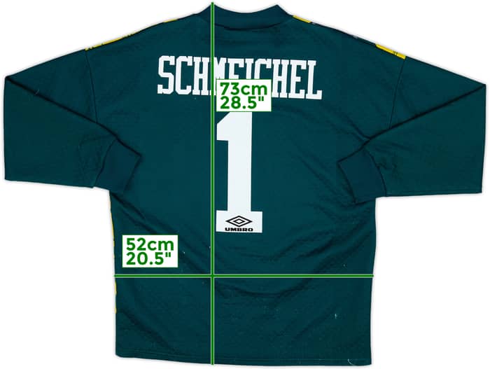 1994-97 Manchester United GK Shirt Schmeichel #1 - 8/10 - (M)