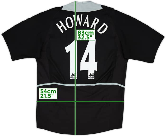 2002-04 Manchester United GK S/S Shirt Howard #14 - 8/10 - (L)