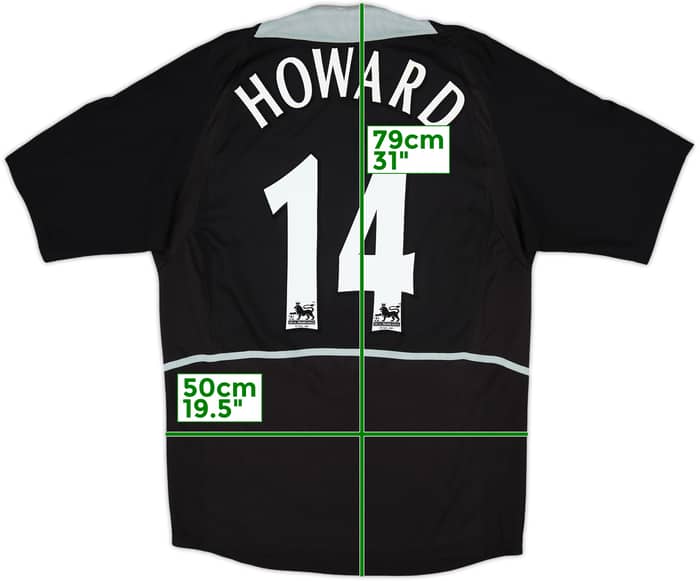 2002-04 Manchester United GK S/S Shirt Howard #14 - 8/10 - (M)
