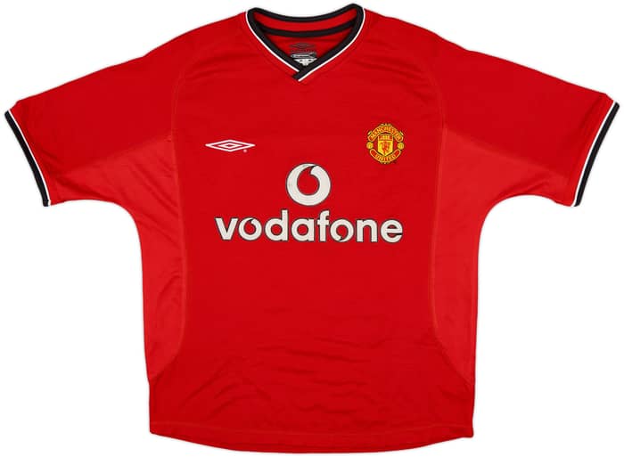 2000-02 Manchester United Home Shirt Keane #16 - 8/10 - (Y)