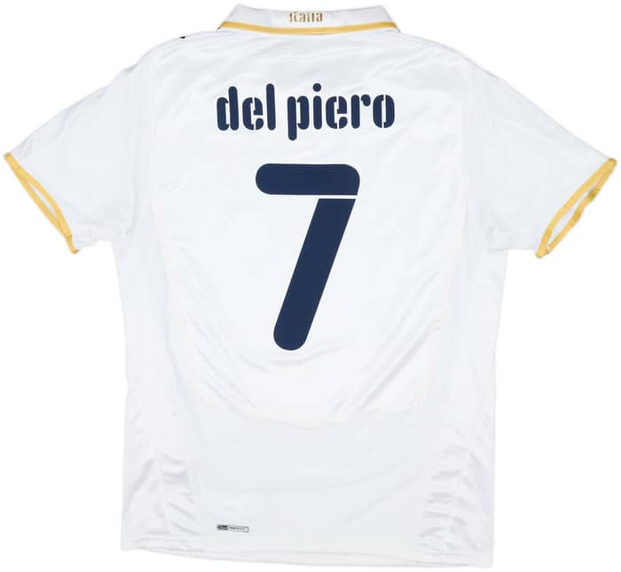 2007-08 Italy Away Shirt Del Piero #7 - 8/10 - (M)