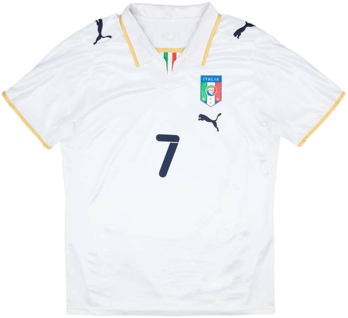 2007-08 Italy Away Shirt Del Piero #7 - 8/10 - (M)